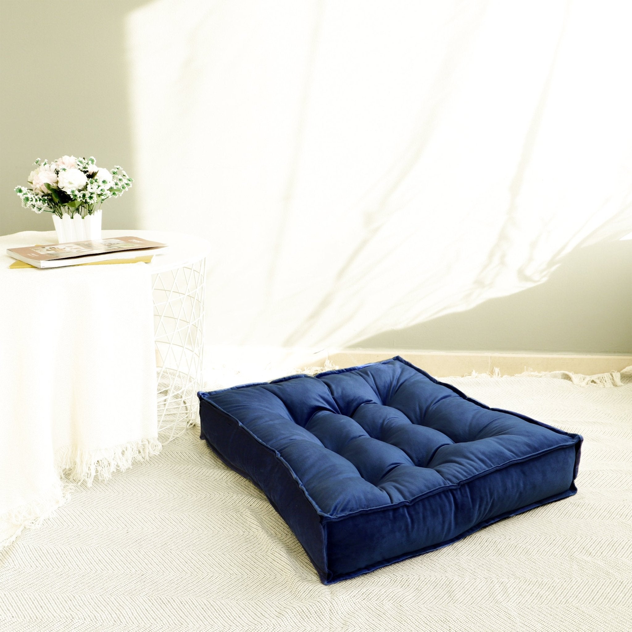 Imagen de Cojín para sillas Cojín Suelo o Sillones jardín en color 60x60x10cm de Meishida